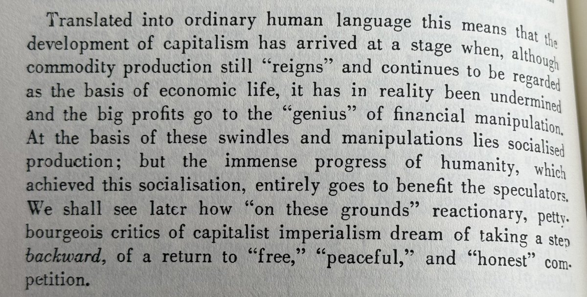 AMidwestCommie's tweet photo. Crazy how Lenin was just correct about almost everything more than a hundred years in the past. https://t.co/NLchjM8DkM