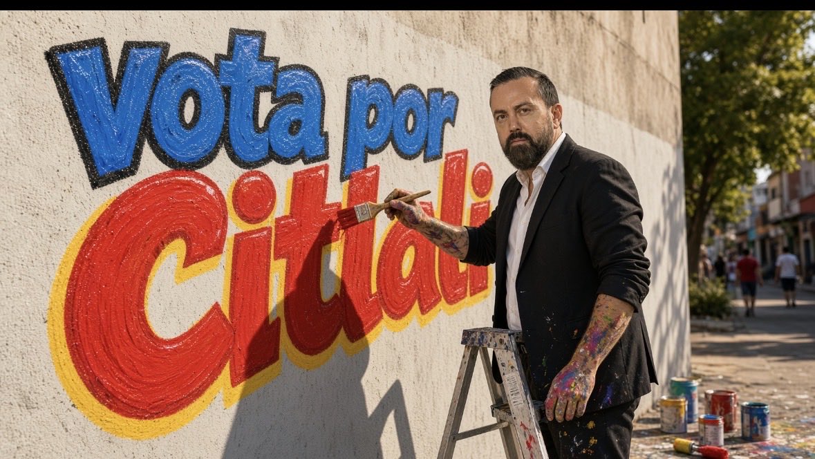 MannyBoyXXX's tweet photo. A este pobre pendejo , hasta a pintar bardas lo van a poner . Terrible https://t.co/cHuZYYon5N