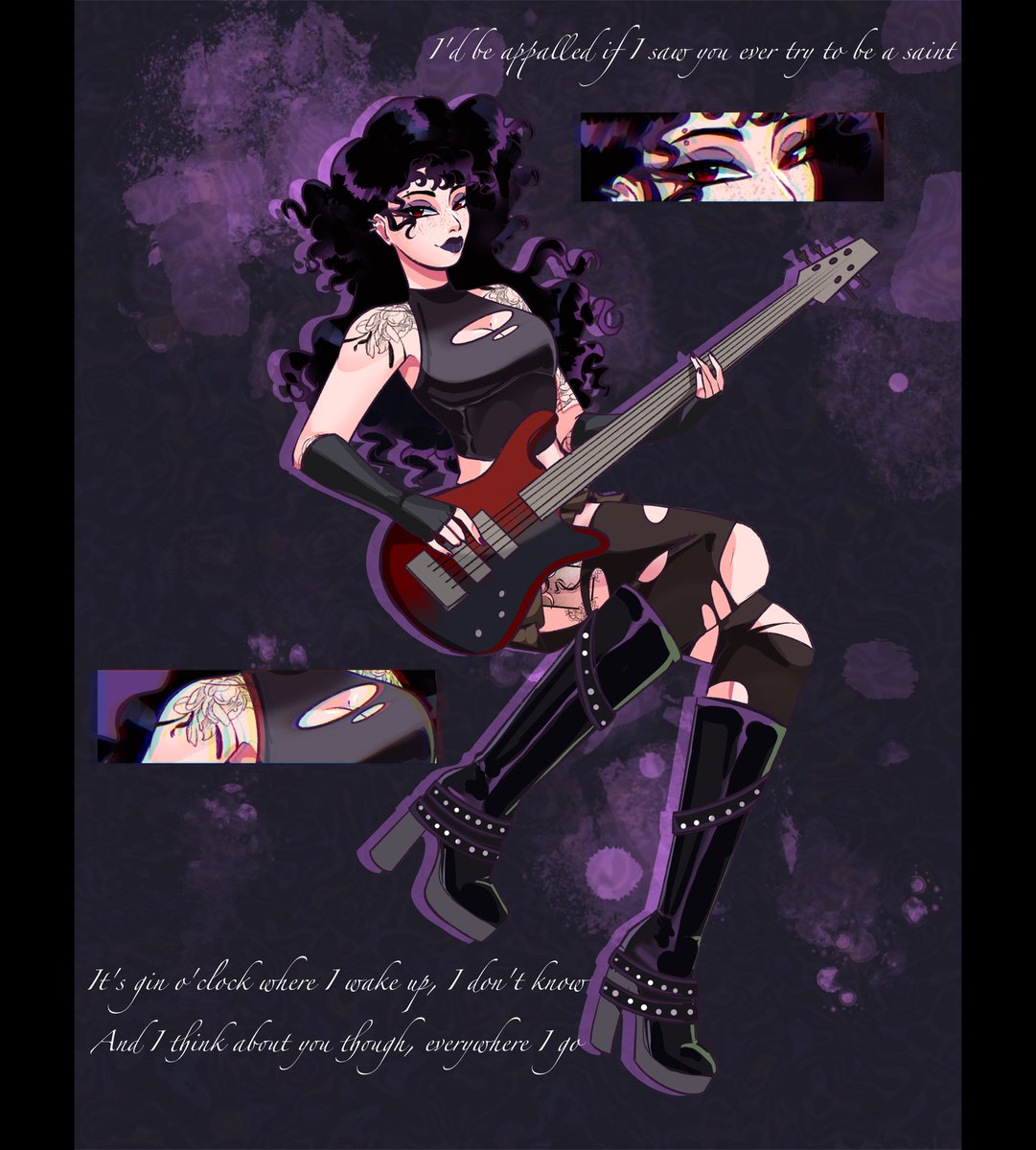 bah_DuArt's tweet photo. ta rolando trend e a minha rainha do rock quis participar tbm hihi

#digitalart #art #commission #oc https://t.co/9rlwL5thG1