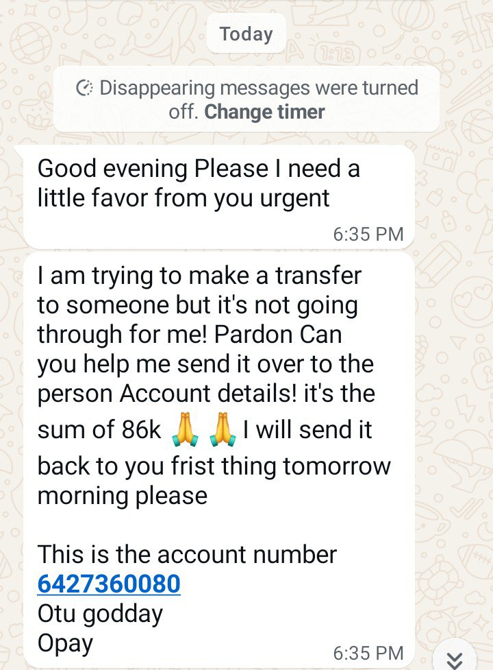 lordjohnvito's tweet photo. Let us hear from you, can you fall for this scam? https://t.co/kyh4zFuZnr