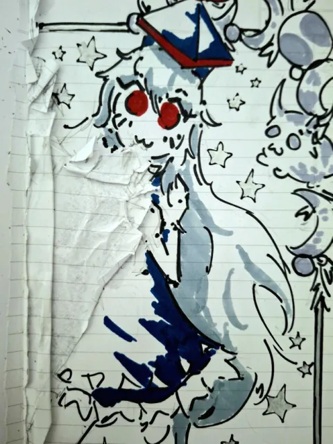 NotAnAxolotl_'s tweet photo. Keine Kamishirasawa: The History Eater https://t.co/o1Roq6bxIy