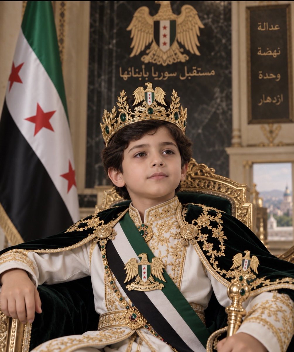 rabia_155's tweet photo. مستقبل سوريا بأبنائها..

ولي العهد محمد أحمد الشرع 💚

#أحمدنا_عزوتنا 😃 https://t.co/LT2nMJeV4K