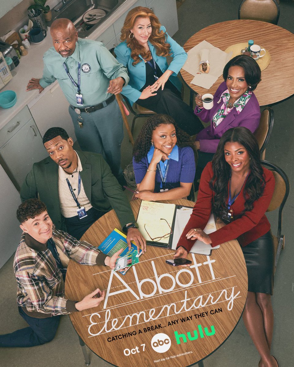 PopCrave's tweet photo. New poster for ‘Abbott Elementary’ Season 6.

Premieres October 7th on ABC. https://t.co/Jbr0QobuMU