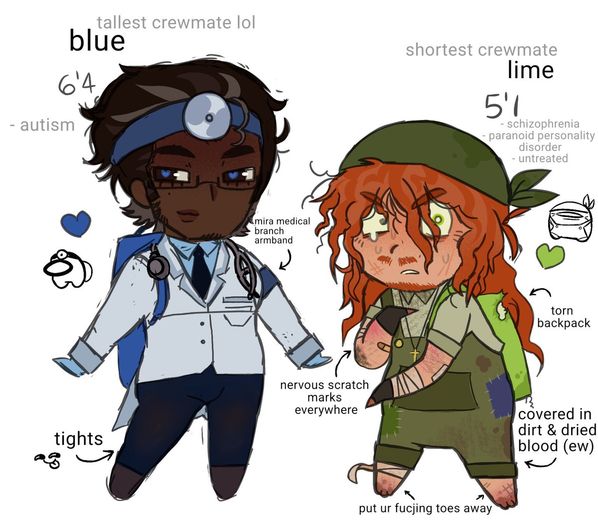 manok_noah's tweet photo. I like making human designs ❤️~

#amongus #blime https://t.co/f8V9D2RWip