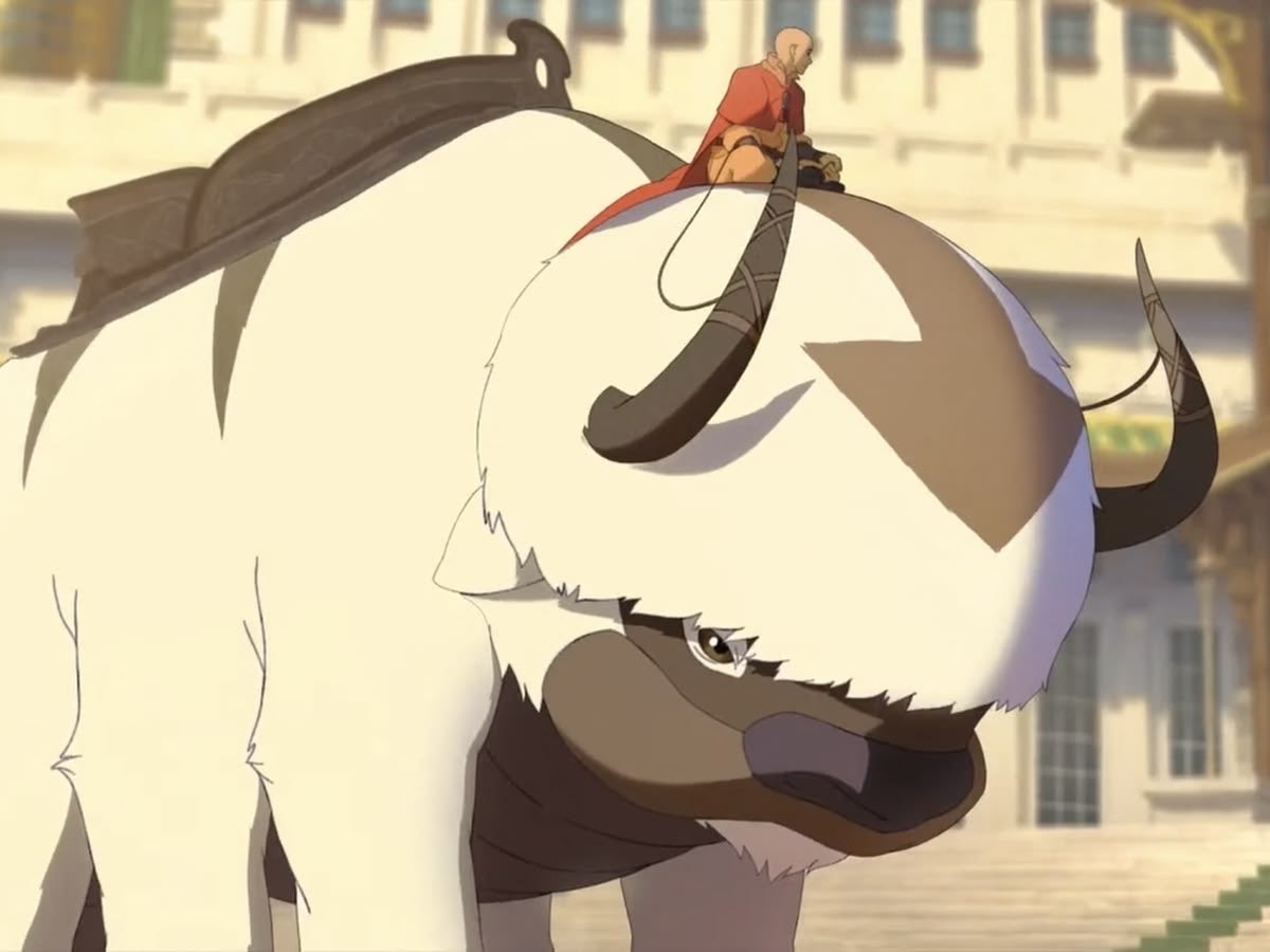 AryLlin12's tweet photo. Appa es el bebé de Aang y Momo es el bebé de Katara 🥺 https://t.co/n8kaGCtkLL