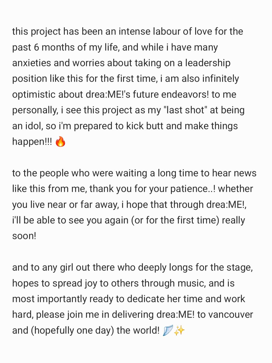 dreamymiyu's tweet photo. the moon dreams again 🌙

it feels very surreal to finally say this but i'm so happy to announce that i will be the producer and first member of the brand new vancouver idol group: drea:ME!

applications are open until oct 9th! i hope to see you apply 🤍 https://t.co/fRqO69xATm