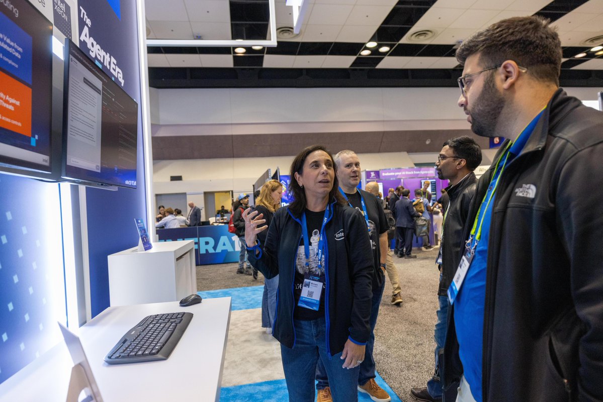 IntelBusiness's tweet photo. Is your AI infrastructure ready to go agentic?

At #AIInfraSummit 2026, our fireside chat, “Intelligence at scale: A blueprint for agentic AI Infrastructure,” featured @SambaNovaAI, Cambium Capital, and @MoreThanMoore2x for a discussion on how foundational architectural patterns can help grow agentic systems and deliver intelligence for tomorrow. 

Learn more: https://t.co/g87e5VpCMl
