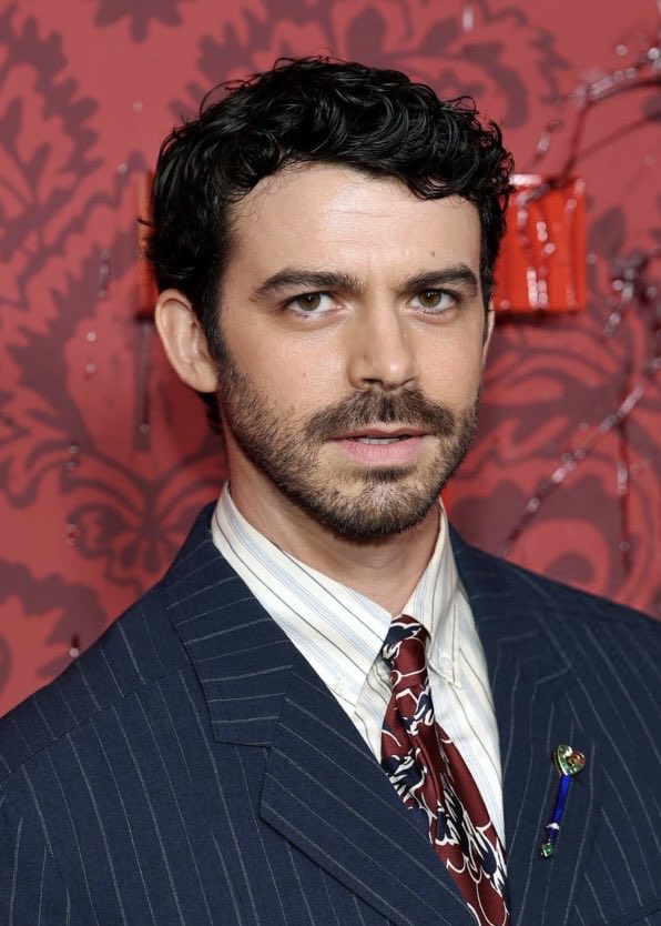 JoeyPollari's tweet photo. With stripes and axes for the premiere of "Monster: The Lizzie Borden Story"

Suit: Paul Smith runway
Dress shoes: Grenson Ltd.
Watch: Tag Heuer
Ring + bracelet: Rockford Collection
Lapel Pin: Andreoli Fine Jewelry

<3 go watch the #1 show on @netflix https://t.co/kIB6rI8XfH