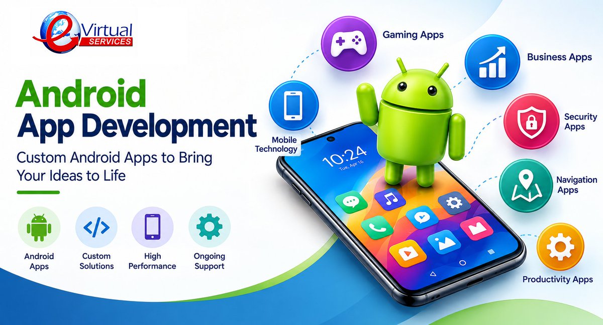 evirtualservice's tweet photo. ๐ฑ Have an Android app idea? Turn it into reality with Evirtual Services!
From ecommerce & food delivery to booking, healthcare, real estate & on-demand appsโwe build custom Android apps designed for your business.
๐ 1-888-471-5624
#AndroidAppDevelopment #EvirtualServices https://t.co/CyWT6Gl6Td