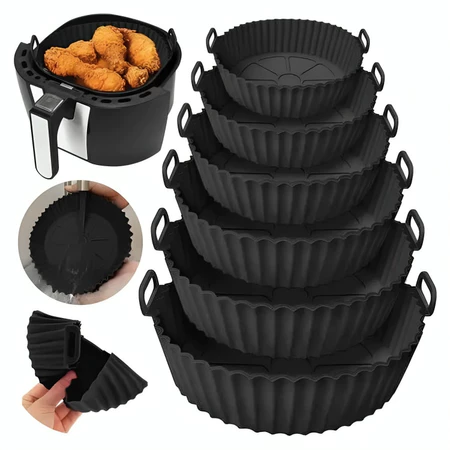 cadeomeucupom's tweet photo. SEIS FORMINHAS PRA AIR FRYER E UMA DESCULPA A MENOS PRA NÃO LAVAR O CESTO

🛍️ Kit 6 Formas de Silicone para Air Fryer com Alça

😱 25% OFF
💥 Por: R$ 14,90

🛒 Link: https://t.co/lRLGJT2fPY

⚠️ Preço e estoque podem mudar.

#Cupom #Promoção #Desconto #AirFryer #FormaDeSilicone #Cozinha #Shopee #Achadinhos