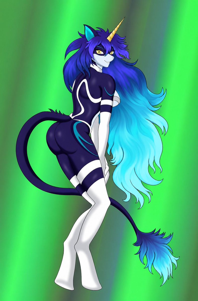 Zarethiaae's tweet photo. ready to save the night in style 🦄✨ glowing hair, sharp suits, and hero energy.  

#furryart #unicornoc #furryhero #furryfandom #digitalart #ocart #anthroart https://t.co/EbRjefT8fu