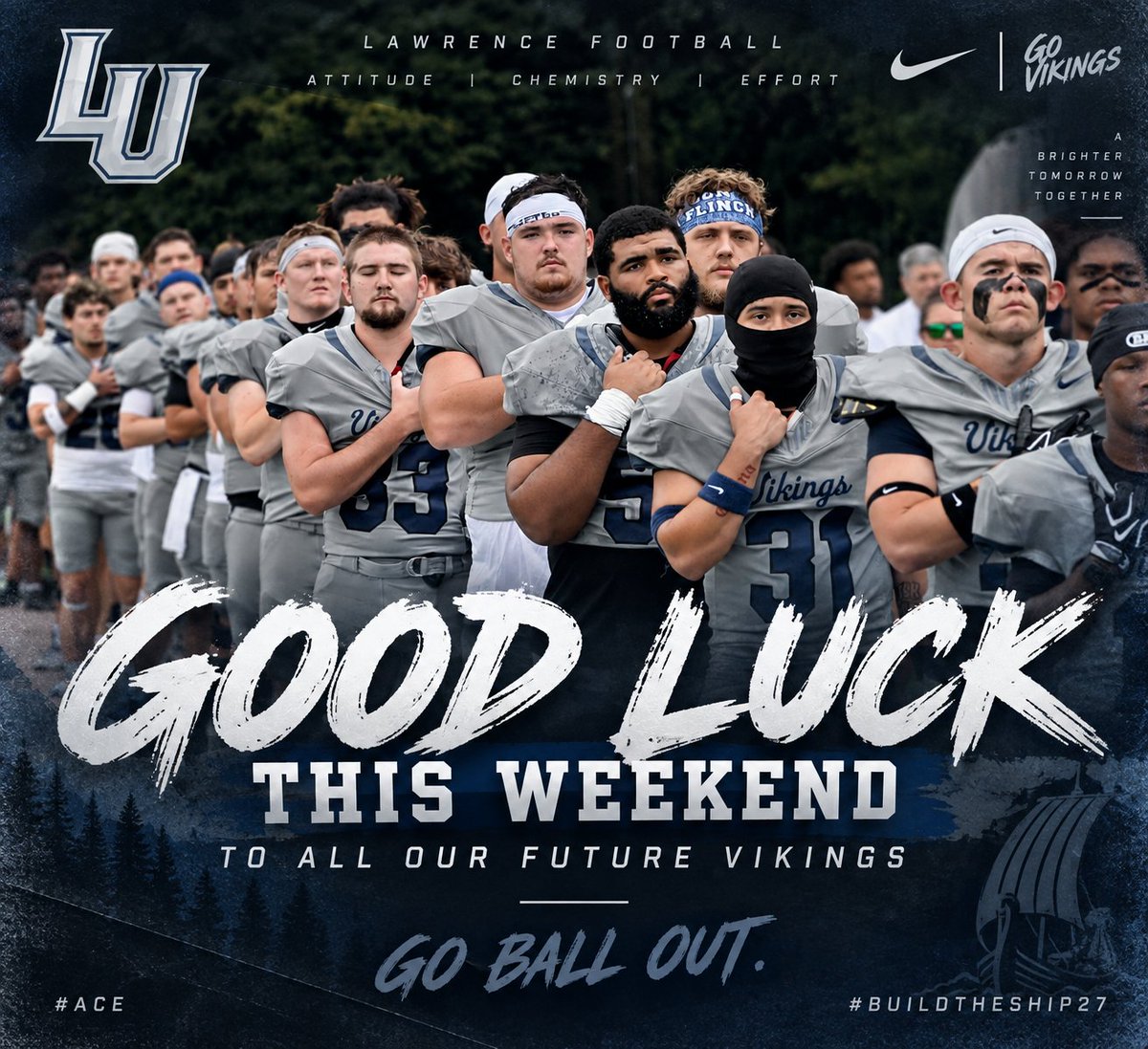 coachhWilliams2's tweet photo. Good luck to all our future Vikings playing this weekend! ๐โ๏ธ
Go handle business. Play fast, play physical and PUT IT ON TAPE! ๐ฅ๐
Weโll be watching.
#ACE | #BuildTheShip27 https://t.co/o66ourMZh4