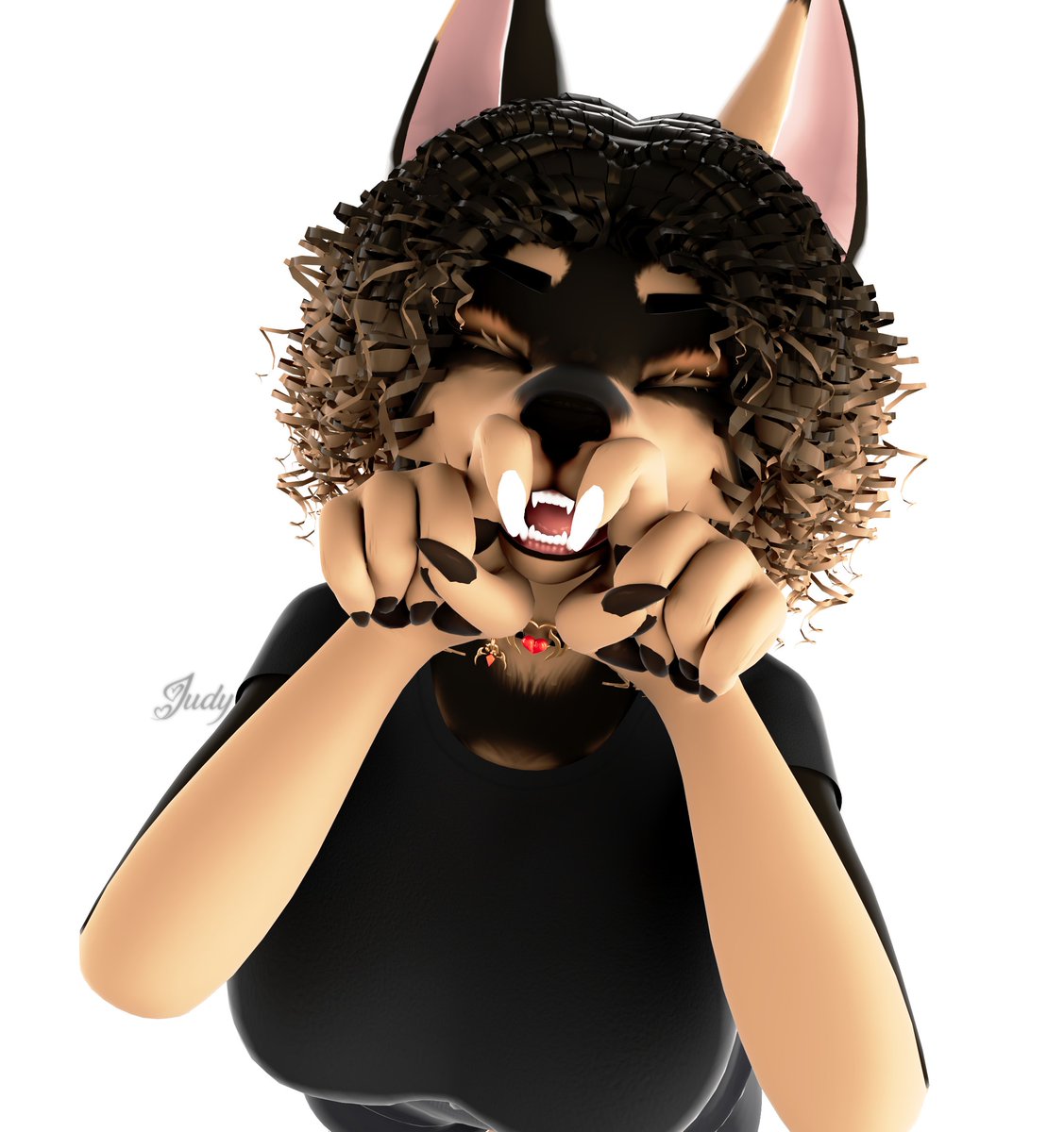 Judy69_'s tweet photo. Fangs!! >:3
#furry #furryvrchat #vrchatfurry #foxmoth #blender #blender3d #furrydog #furrydoberman #3d #furryart #doberman #dobermanfurry https://t.co/sysMg4vbua