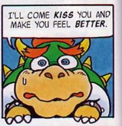 TypeSS06's tweet photo. That one bowser panel reminded me of ben so i drew it https://t.co/XRQ1r1Y7nX