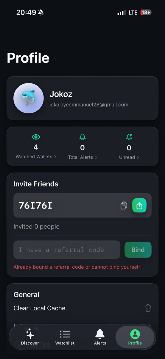 tosyn_nft's tweet photo. @Trappwurld Don’t know got the messsge for bind ref code…but I sure did put the code while registering 

0xa26923bfb9f6d584ba9d22aec2b6658071e577cd https://t.co/PcyQpySpy3