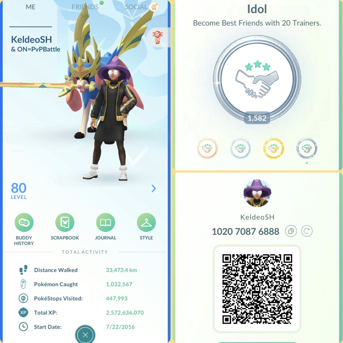 KeldeoSH's tweet photo. Looking for ~40 openers/raiders again, Lv.75+ players only! ❤

• Online = 10 CP Battle 🟢
• Fast Friendship 🤝
• I do egg UF/BF/FF 🥚
• I send gifts daily 🎁

❗Comment your IGN❗

🎉 RT appreciated 🎉

 1020 7087 6888 ⬅️

#PokemonGO
#PokemonGOfriends https://t.co/r7pGnVlgP7