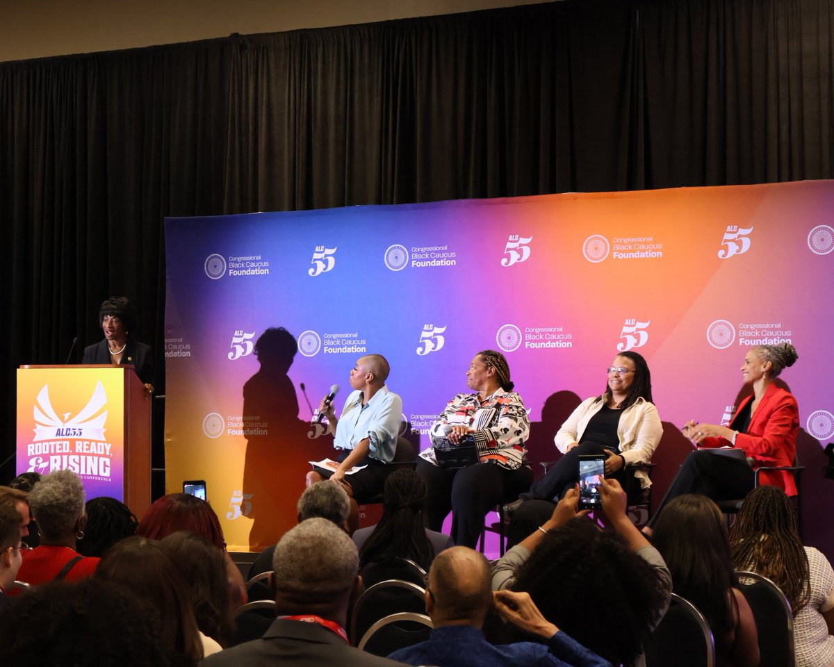 FousheeforNC's tweet photo. Thank you to everyone who attended my @CBCFinc Annual Legislative Conference panel with @SymoneDSanders, @MayaWiley, @1NadineSmith, and Nikki Pope of NVIDIA on protecting civil rights in the age of AI! https://t.co/d3xvJ64hit