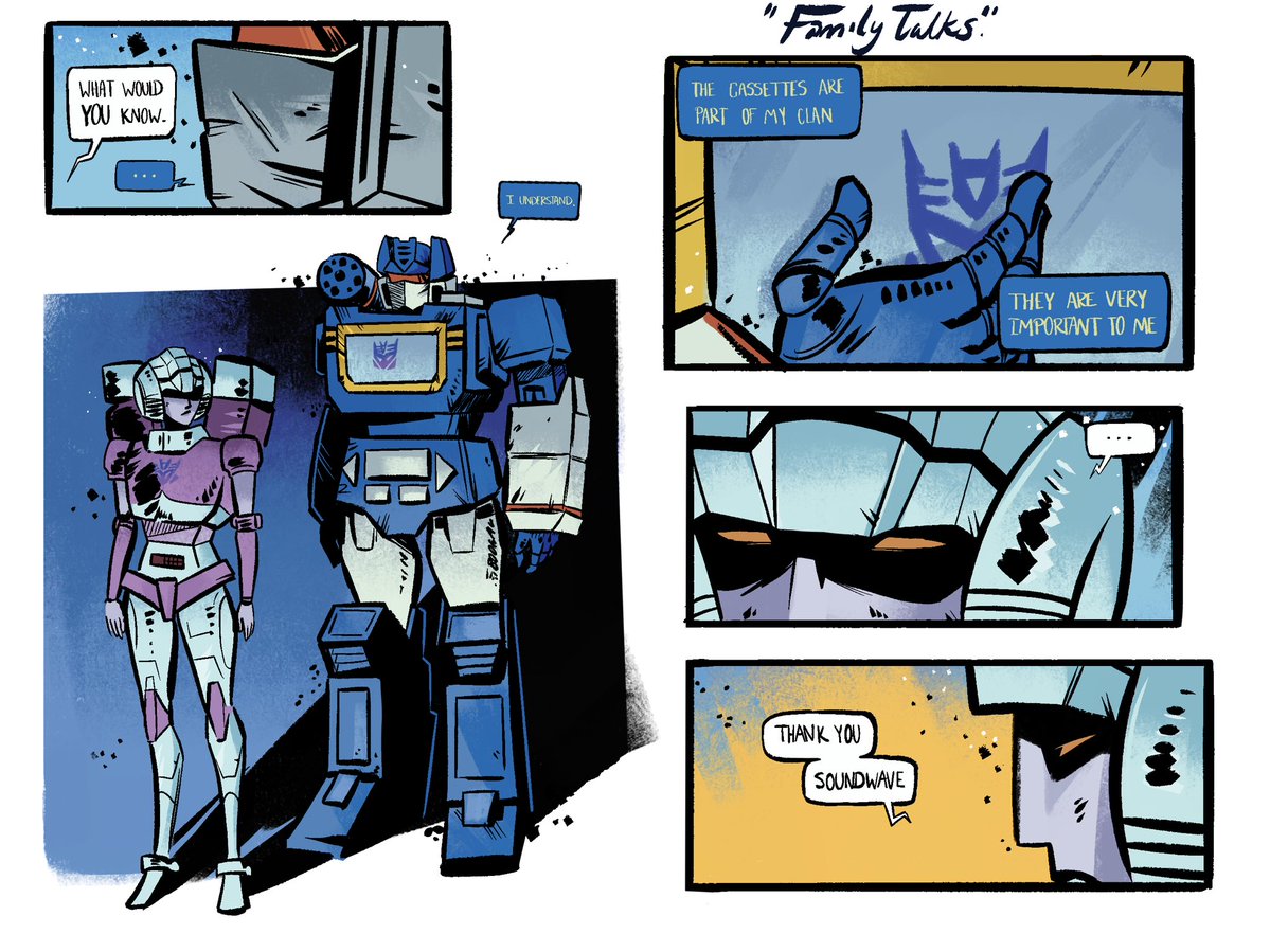 Boog4s's tweet photo. "Your clan was very important to you"

-my clan is very important to me too

#arcee #soundwave https://t.co/N6HYdMs66V