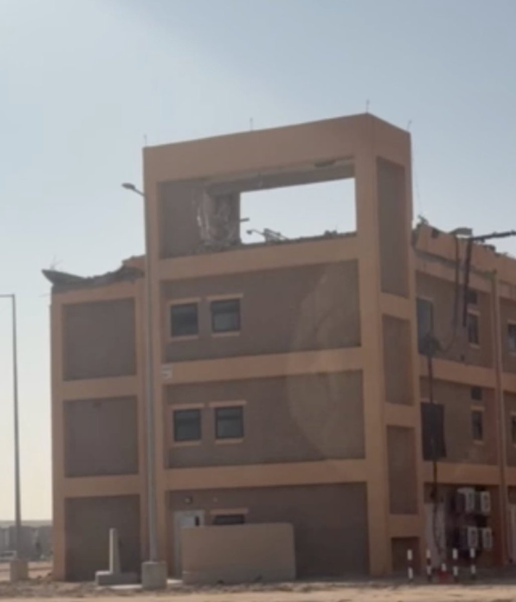 AaronParnas's tweet photo. EXCLUSIVE: We have obtained new images of devastation following Iranian strikes on an American base in Kuwait. 

A bunker has completely been destroyed. An airfield damaged. And more.

My latest from @MeidasTouch: https://t.co/N1IT6rlXKp https://t.co/VqTUbrBSZ4