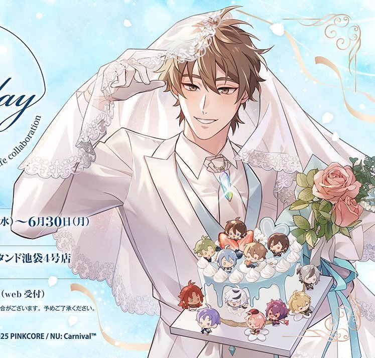 kokisaichi's tweet photo. i personally think we moved on from eiden in a wedding veil too quickly https://t.co/2zFeAGV1E9