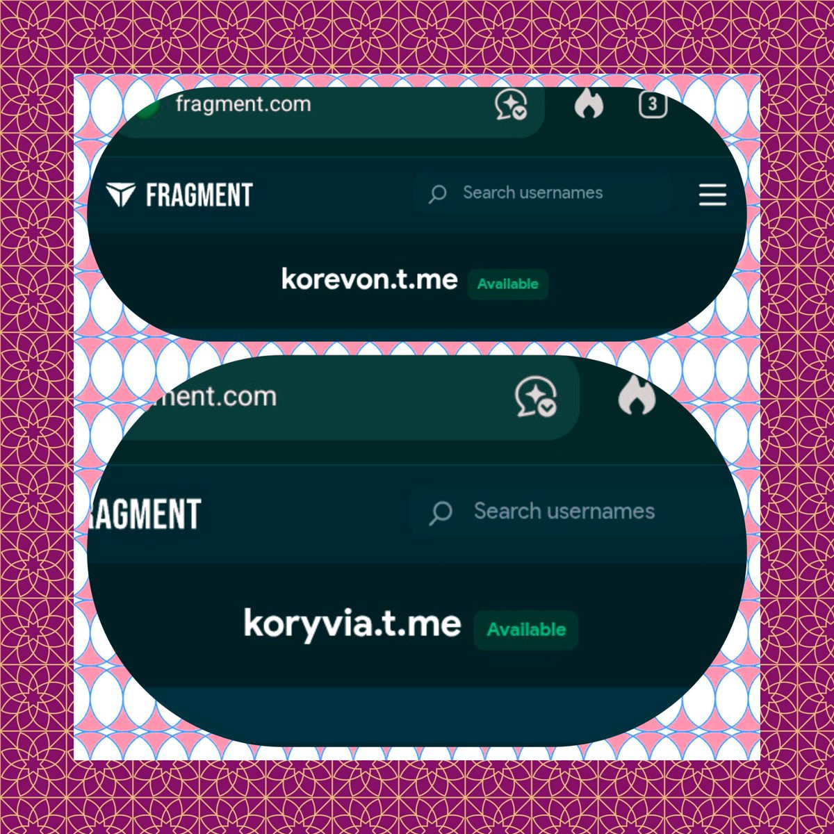 dameteofficial's tweet photo. If you're building in:
AI
SaaS
Web3
Fintech
Travel
E-commerce
don't only think about the company name.
Think about the digital identity attached to it.
@korevon
@koryvia
Both are worth checking on Fragment.
#DigitalBrandStrategy
#StartupIdentity
#BrandableHandles https://t.co/n8Yt4os0xz