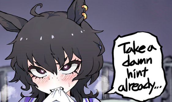 SisterPolmayan's tweet photo. More Uma Pompie! She just wants to spend more time with her trainer....

(Full version of second pic on spicy alt) https://t.co/lVADJ6ou0r