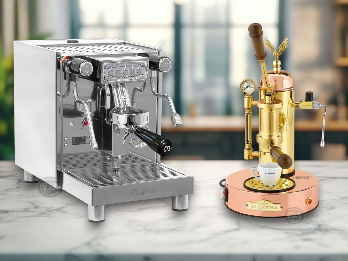 1stline's tweet photo. Control or Convenience? Manual or Automatic? Which espresso machine is better?☕
https://t.co/5MCVOAP5ib
#espressomachine #lever #manual #automatic #comparison #whichisbetter https://t.co/eZdKki3xAR