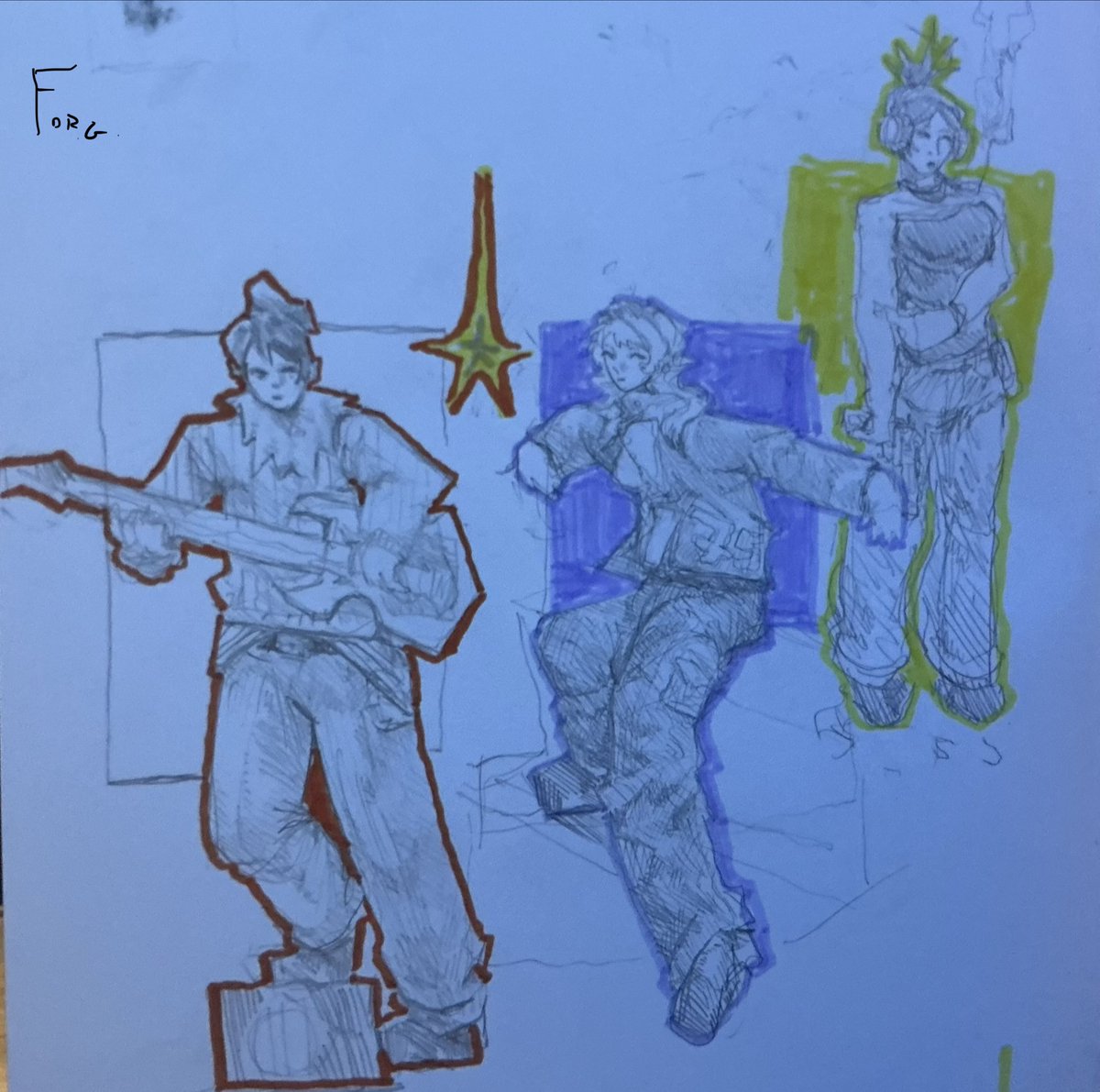 Forg0808's tweet photo. Some traditional sketches 
#art #sketchㅤㅤㅤㅤ https://t.co/q4Eyhd4Pf7