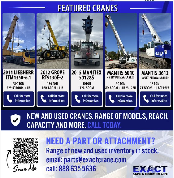 CraneNetwork's tweet photo. We have the cranes. All Terrains, Boom Trucks, Rough Terrains, Telecrawlers and more.

https://t.co/GhxKdvl0En

#Cranes #AllTerrainCranes #BOOMtrucks #RoughTerrainCranes #Lifting #Rigging #CraneNetwork #CranesforSale #CraneSales #CraneParts https://t.co/sKgmGjXPBe
