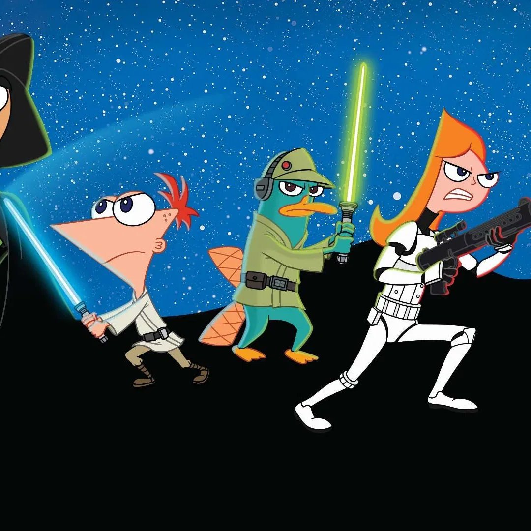DTVANews's tweet photo. Lucasfilm Publishing is coming to @NY_Comic_Con with a showcase panel slated for Friday Oct, 9 at 11:00AM PT.

Likely the panel will give insight in the upcoming "PHINEAS AND FERB: STAR WARS" graphic novel adaptation slated for 2027.

#StarWars #PhineasAndFerb https://t.co/nxZKHMKnBR