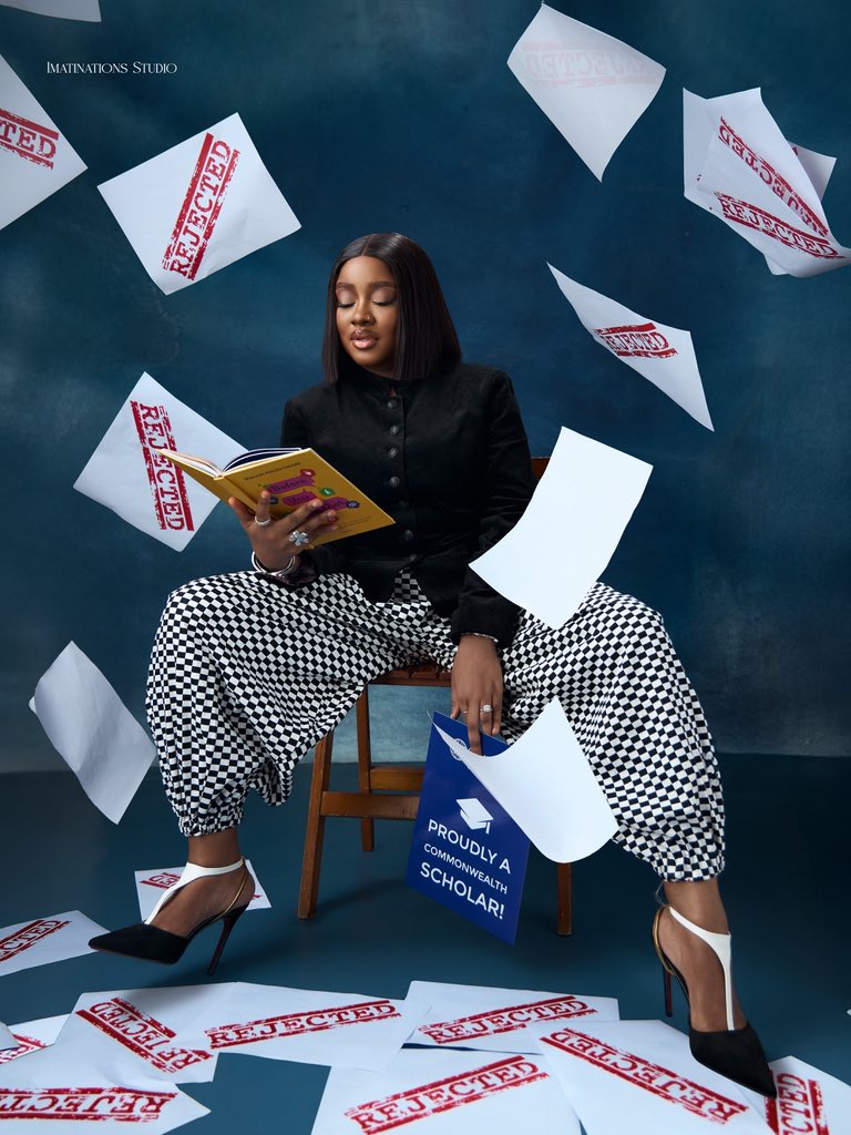 misty_abisola's tweet photo. POV: That babe on your TL who’s always talking about disability inclusion, correcting people’s outdated and harmful language around disability, and designing pageants, fashion runway shows, adaptive clothing lines, dictionaries, EdTech products and learning resources to push for disability inclusion is PROUDLY a Commonwealth Scholar. 😎

Honoured to be one of the 56 Nigerians selected for the fully funded Commonwealth Scholarship this year.

Looking forward to joining the world’s number one school for Development Studies and strengthening the work I already do across disability inclusion in fashion, beauty and the modeling industries, in advocacy, gender, media and development communications. 

This win is dedicated especially to my Lupus sisters, my Fibromyalgia community, my PMOS cysters, my women with Multiple Sclerosis, every young person managing Glaucoma, my women living with autoimmune conditions and chronic illnesses, my people with albinism and visible and invisible disabilities, everyone silently managing depression and other mental illnesses, and every young person with big dreams who has to negotiate with their health every single day, wondering whether their body will let them do all the things their mind is ready to do.

I wish for you the strength to pursue the things you’ve always dreamed of, to be recognised for everything you bring to the world, and to have your hard work meet opportunity at the right time.
I hope you get your own BIG YES too and very soon. 🤍🤍