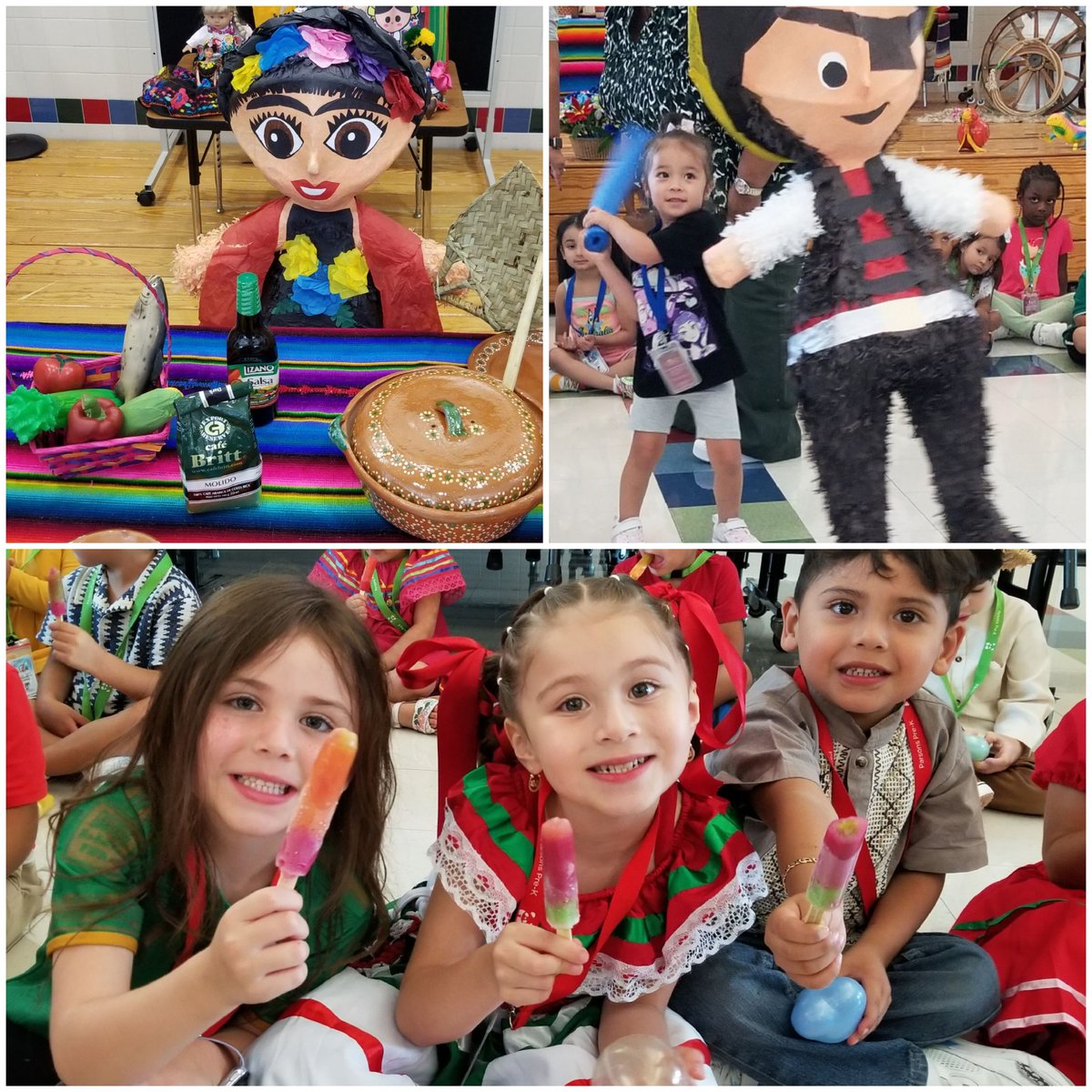 CYucastil's tweet photo. Piñatas + popsicles + happy kiddos = the perfect  #HispanicHeritageMonth celebration @Parsons_Pandas! https://t.co/LEukvS8ql0