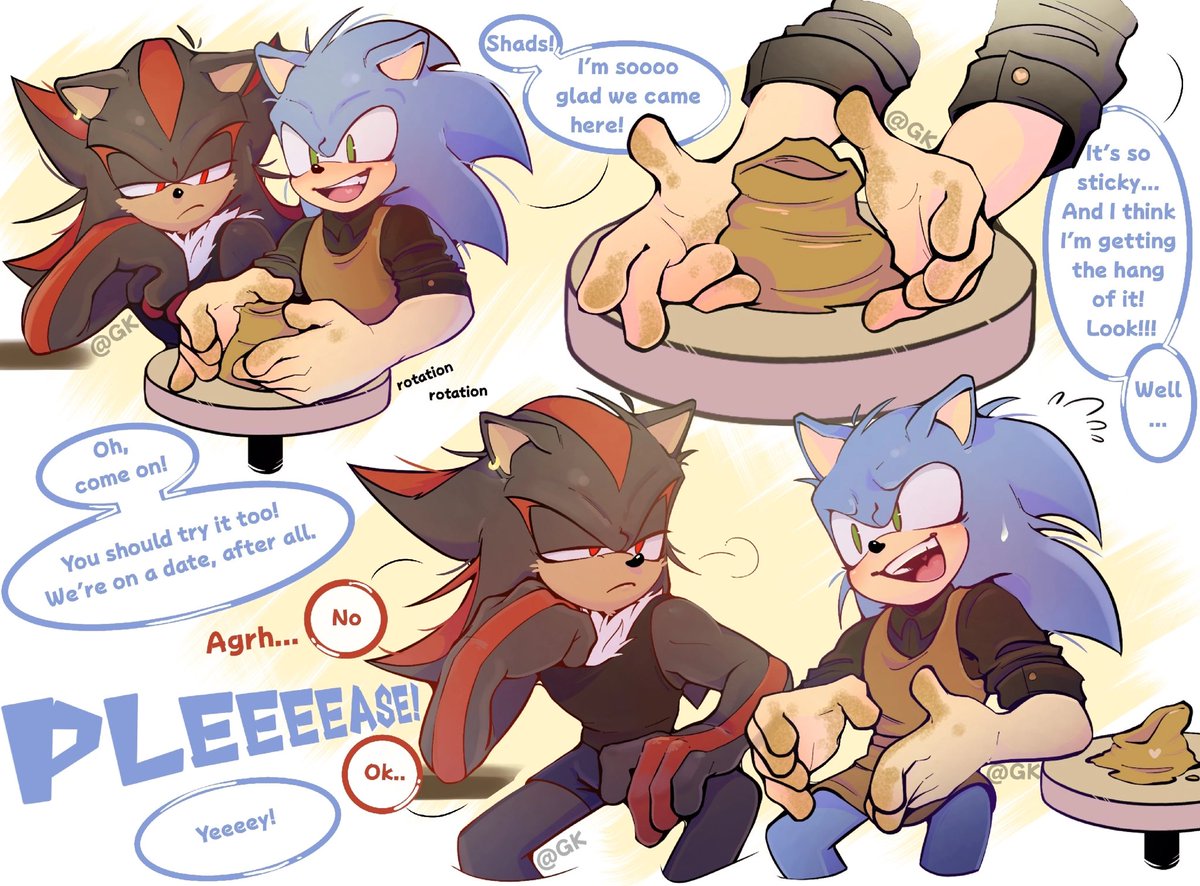 GK_imgk's tweet photo. They’re just playing with ceramics!)))
Nimble hands)

#sonadow #sonic #shadow #comic #draw #date #shadonic https://t.co/rwaLiHETOF
