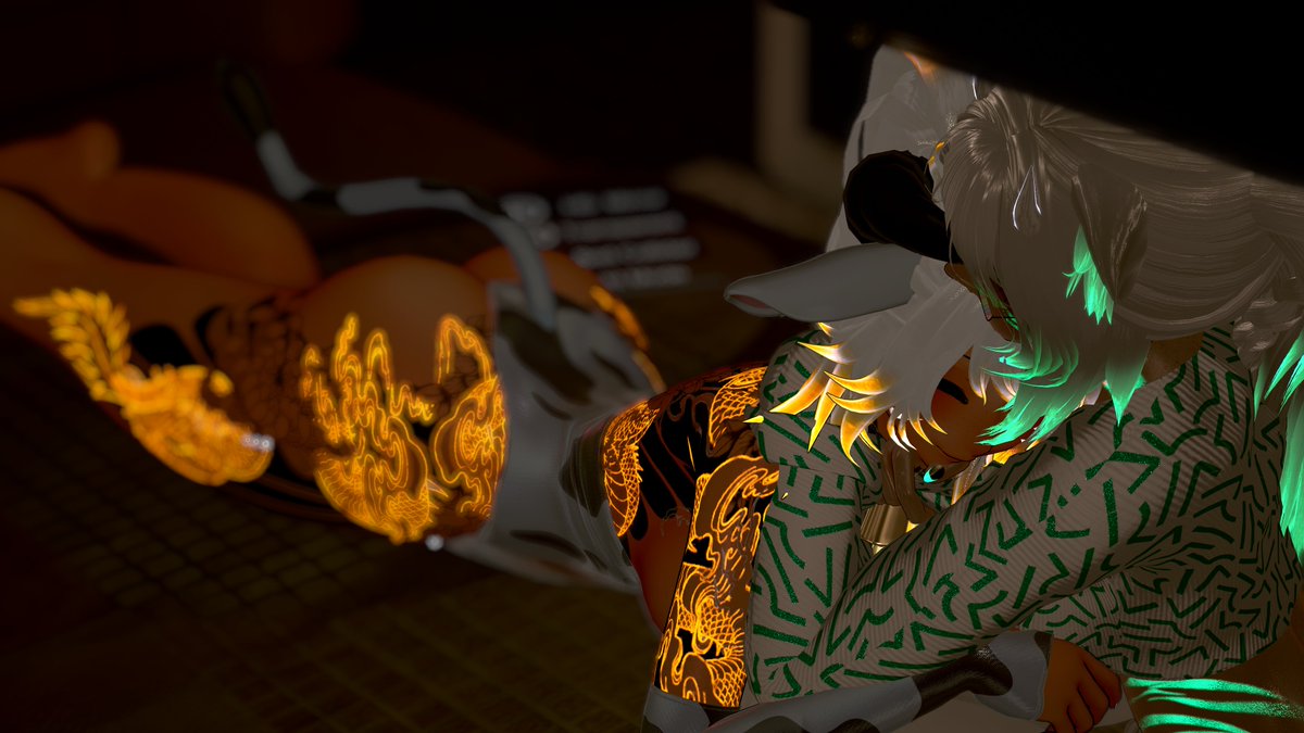 NebeltacVR's tweet photo. Comfy cozy time with @kikookraft https://t.co/sXychRj72q
