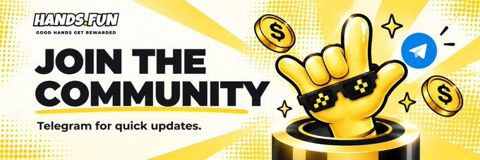 Handsdotfun's tweet photo. Stay ahead. Get the latest updates on Telegram.  

https://t.co/Gc10Gty8O0 https://t.co/tMRS5HOqL0