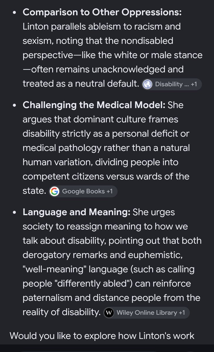 galiwangoedwin's tweet photo. @SsejjengoFrank @WeAreYouthsUg @omwavu This is what Simi Linton one of the scholars on ableism and disability had to say about " differently abled" https://t.co/5ya6rfvEyJ