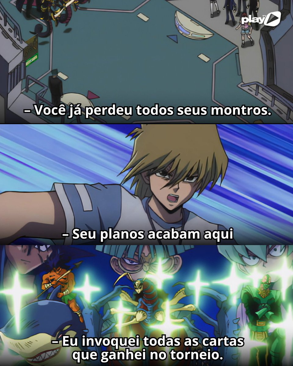 playtv's tweet photo. E o Joey, que fez a maior farmada de aura de Yu-Gi-Oh!? 🔥

#YuGiOh #JoeyWheeler #YuGiOhAnime #OperacaoZenkai #PlayTV https://t.co/vNl5VKqKxP