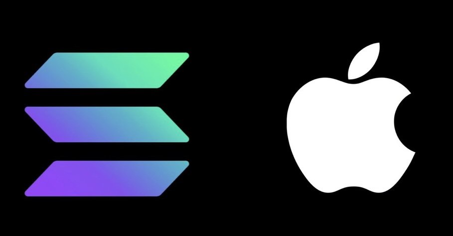 CryptoCurb's tweet photo. Solana is the Apple of crypto. https://t.co/QSUusu49N9