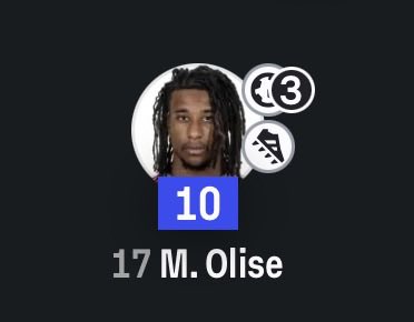 fokn_citizen's tweet photo. No need for Penalty to prove relevance 
No Fake Dribbling 
No bragging
No Media Hype
Just Pure Football 🙏
Ladies And Gentlemen 

Michael Olise!!!!!!!!!!!!! https://t.co/aXPsW7VomX
