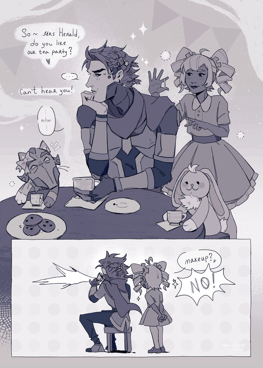SteinYuu76's tweet photo. just a "small" vikjayce comic about divorced family, you know...... 
4\5 
for @tunedtoyouzine
#jayvik #vikjayce https://t.co/AOpU53kPQN