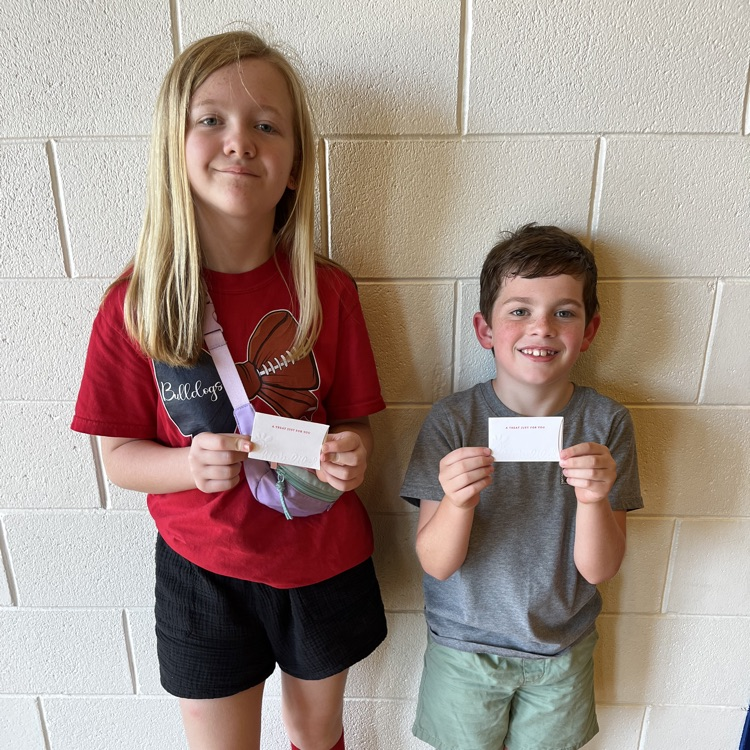 lyonsupperelem's tweet photo. Congratulations to our writing contest winners: Abigail Williams, Weston Williams, and Addison Davis (not pictured). They received a Chick-fil-a gift card! 🎉📝 https://t.co/sAcoyFNymL