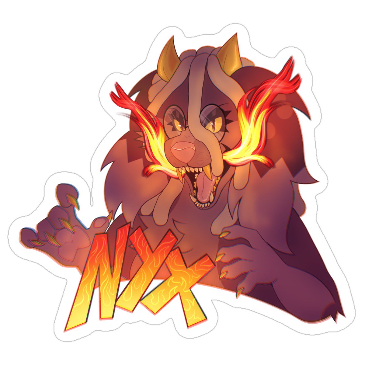 vallupine's tweet photo. badge I finished for the wonderful @BEASTBANN 🔥🔥🔥 https://t.co/iZJvBGNvxo