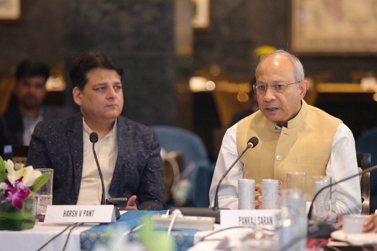 ProfHarshVPant's tweet photo. The inaugural @orfonline – @MIT_SSP  🇮🇳🇺🇸 strategic dialogue ended with 2 days of focused discussions examining the nuclear dimension - deterrence, escalation, emerging tech, risk reduction &amp; civil-nuclear coop. Grateful to all the leading experts from both sides. @NarangVipin https://t.co/U5w1x3DjbH