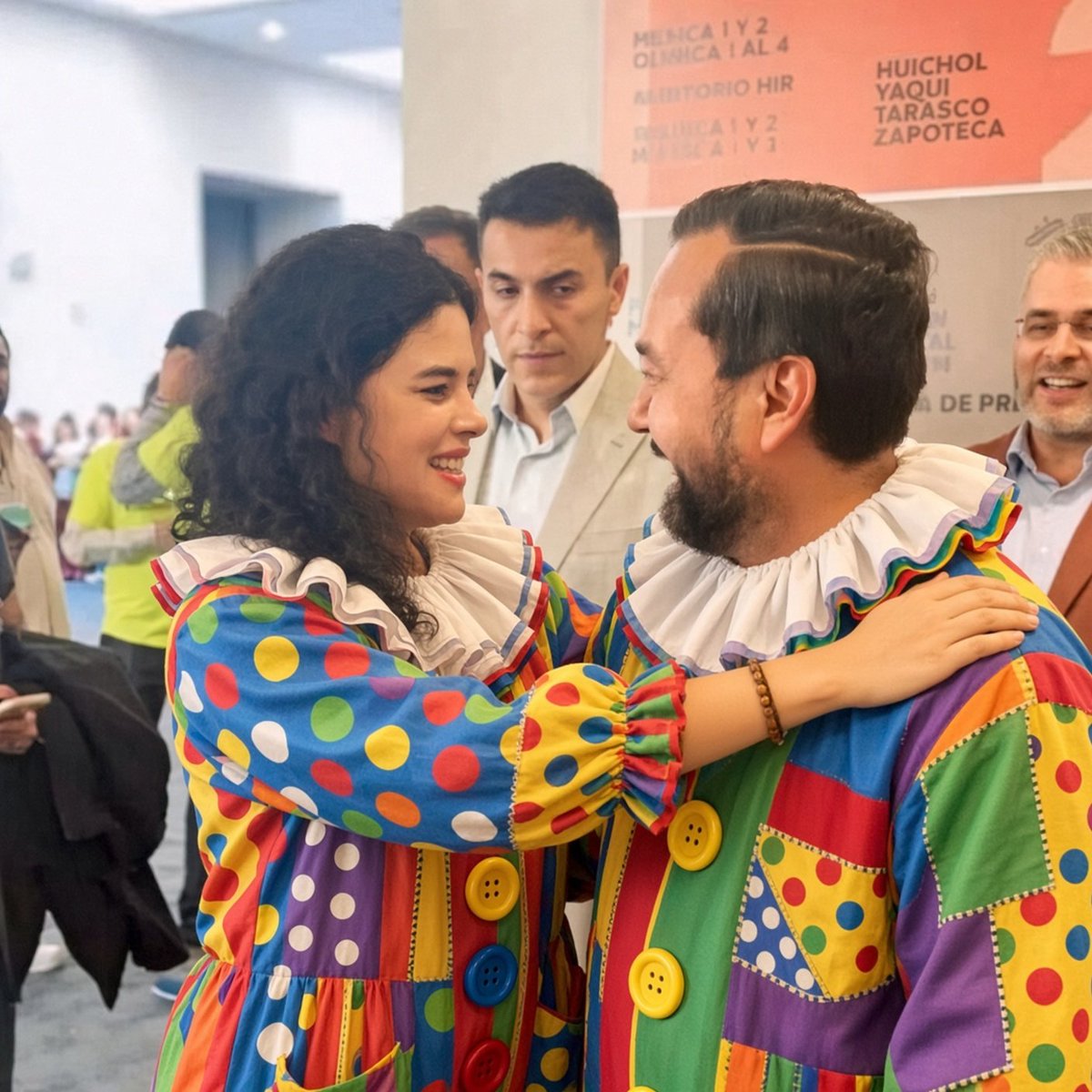 PFifiona's tweet photo. Y este par de bufones volvieron a quedar como payasos... 🤡 https://t.co/HXlGCmqzwa