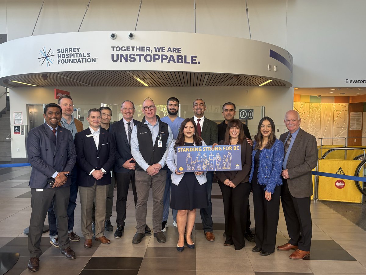 amnashahbc's tweet photo. Great news for Surrey! We’re investing more than $33 million to improve health care for people in Surrey. Surrey Memorial Hospital will see expanded access to emergency care and medical imaging, while seniors and families will see additional community day and overnight services. https://t.co/p8U9IXjlFG