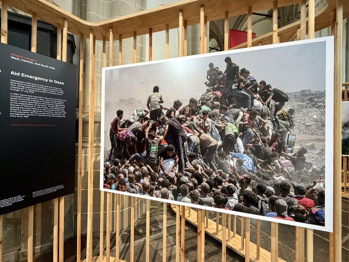 SimonPeterGreen's tweet photo. amsterdam, extra unscheduled day (rain storms yesterday, didn’t get out) - visited sony press photo tour in dam square… harrowing then #FOAM OMG #HAILUNMA …incredible work … blown away by her visual and narrative strength … inspiring representation she made the bar very high https://t.co/SqG6PXr1Br