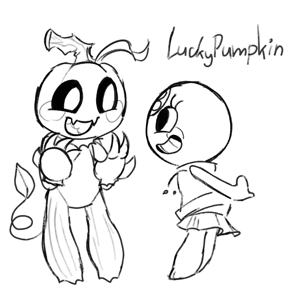 AlienArtlex's tweet photo. Gourdy and toodles #dandysworld https://t.co/nbycfbYl3I