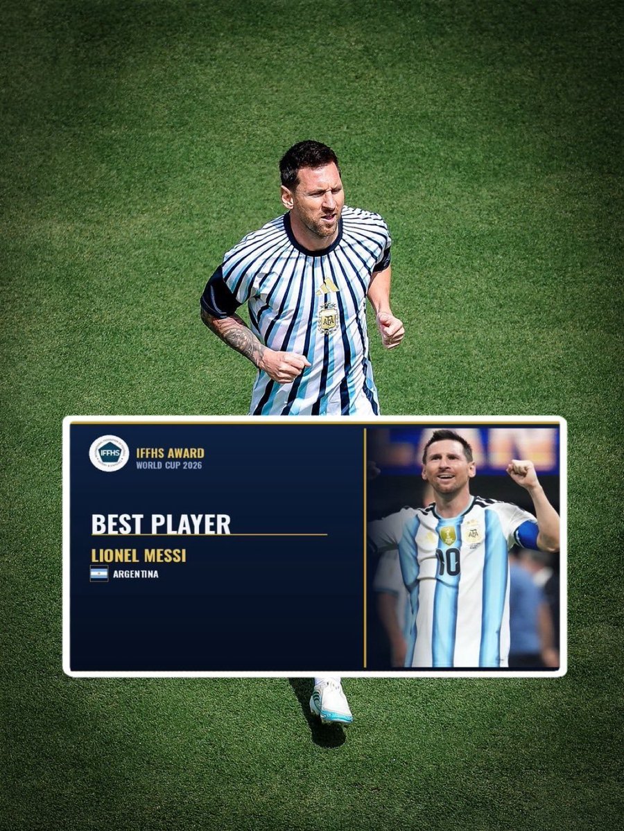 Bonmatimessi's tweet photo. I love how nobody actually believes Rodri was the best player of the 2026 WC despite being given the golden ball 

FIFA made themselves look like clowns just because they were scared of backlash from casuals 😭 https://t.co/Vm12qXMP6X