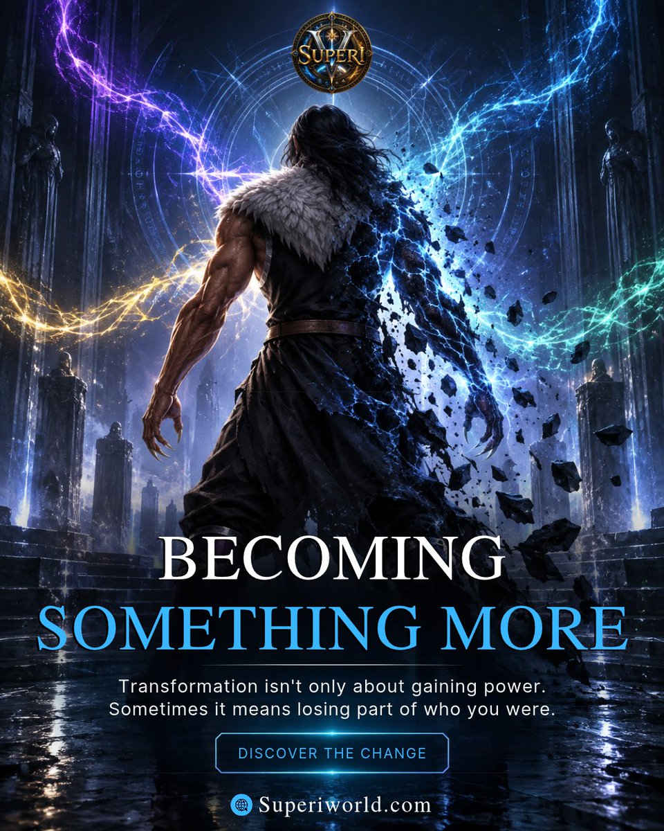 ClintSciFi's tweet photo. Power changes everything. ⚡️

In Superi, transformation isn't simply about becoming stronger. It's about discovering what you may lose along the way.

✨ Discover the journey: https://t.co/eCW8nld9jh

#Superi #EpicFantasy #FantasyBooks #BookTwitter #Readers https://t.co/qWvsAMbyya
