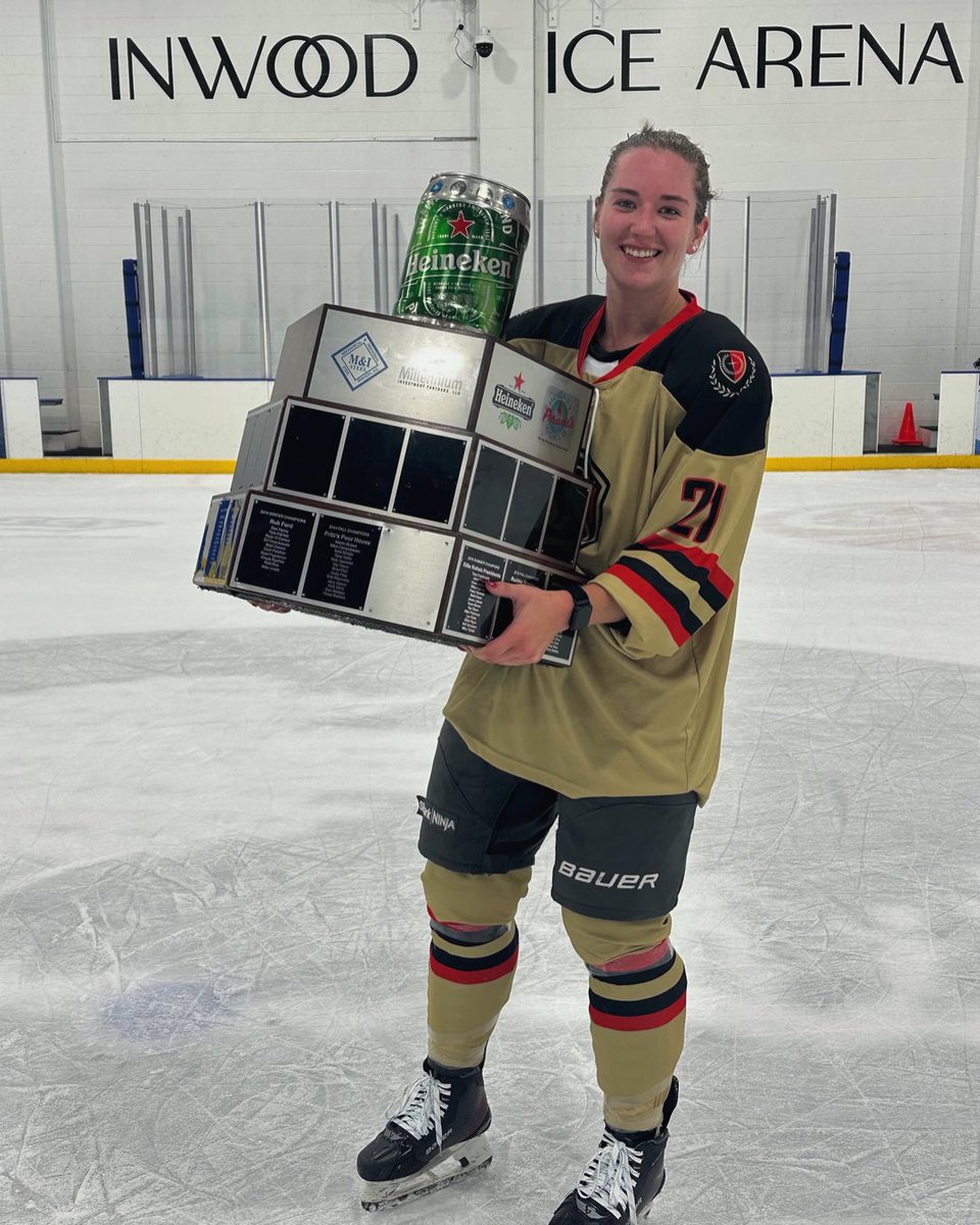 Taylor House winning her summer league championship.